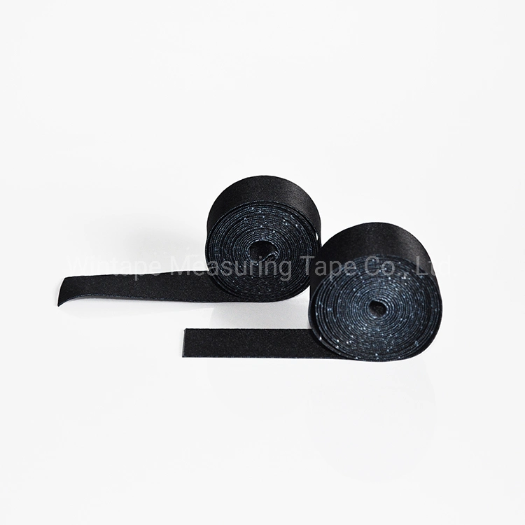 Soft Cool Black Polyester Ribbon Custom Measuring Band