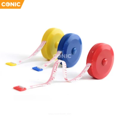 1.5m Colorful Mini Retractable Soft Tape Measure Sewing Tailor Dieting Tape Ruler